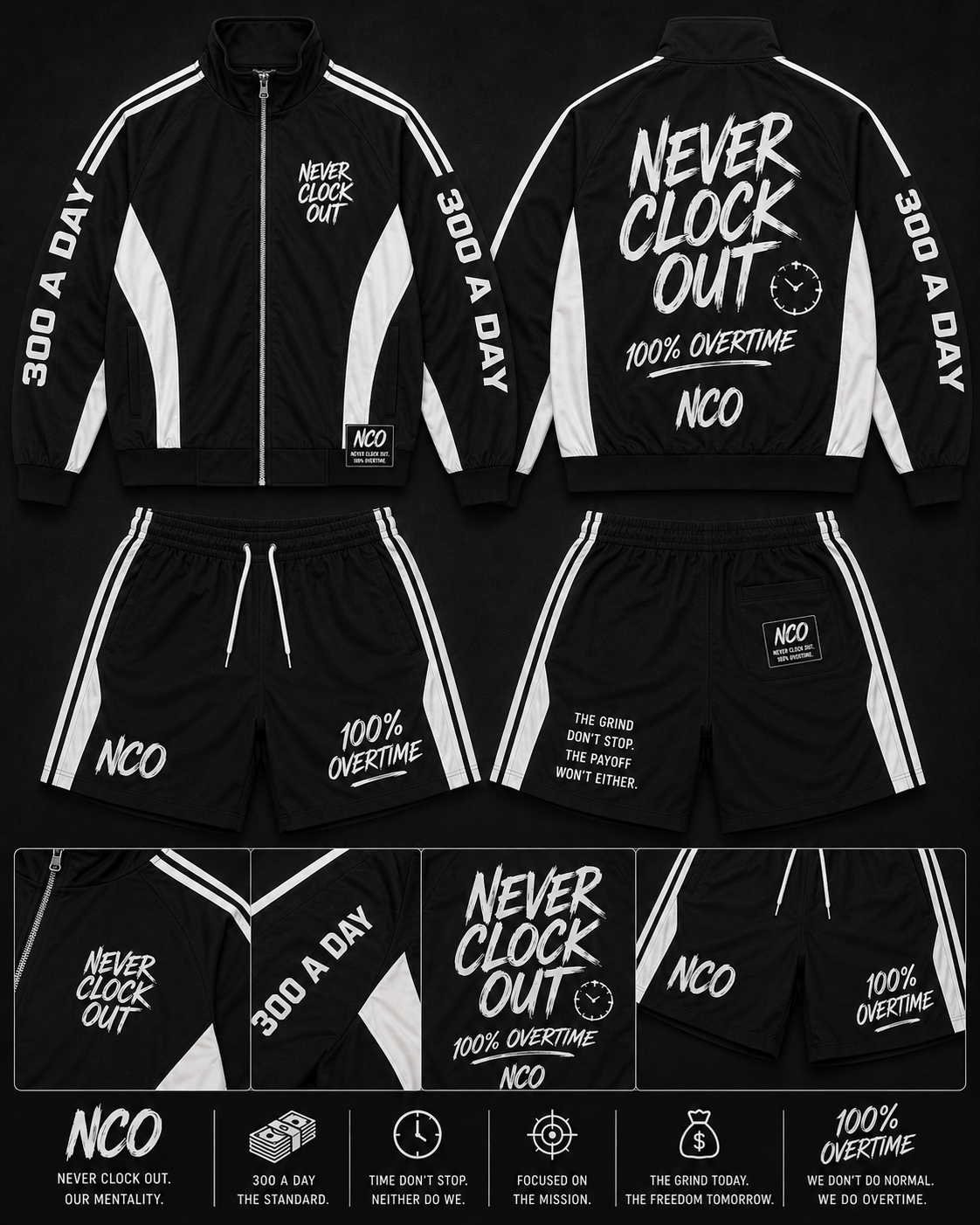 NCO 300 A Day Tracksuit Set